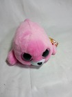Ty Beanie Boos Pierre The Pink Seal 6  Plush Pre-owned