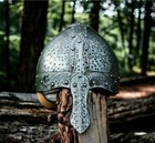 Medieval Cross Knight Templar Steel Helmet Perfect For Medieval Larp  Role Play