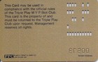 Triple Play - Las Vegas  Nv - 1st Issue Mvp Slot Club Card   only  no Name 