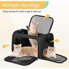 Pet Carrier For Cats   Dogs  21  Foldable Soft Sided Breathable Travel Bag
