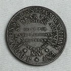 1837 Hard Times Token Large Cent Size Vf