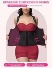 Shapshe Women s Waist Trainer Tummy Control Sports Girdle Workout Body Shaper M