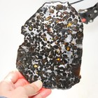 179g Beautiful Sericho Pallasite Meteorite Slice - From Kenya C6826
