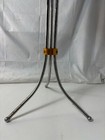 Vintage Stainless Steel Ice Bucket With Mid-century Modern Chrome Stand