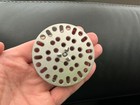 Large Stainless Steel Brilliant Cut Grinder Plate Medium In Matte