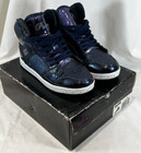 Pastry Women s Glam Pie Glitter High-top Sneaker Dance Shoes Navy Blue Sz 6