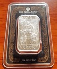 Royal Mint Thor  God Of Thunder   1 Oz Silver Bar Pure  999  Tep Bu Uncirculated