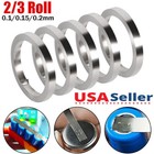 2 3pc 10m Pure Nickel Plate Strip Tape Sheet For Li 18650 Battery Spot Weld Tool