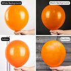 100pcs 12 Inch Latex Candy Macaron Matte Orange Balloons Wedding Birthday Party