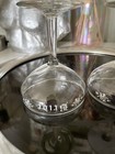 Vintage Bride And Groom Wedding Bells Toasting Champagne Glass Coupe Glasses  40