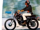 1973 Tx125 Harley Davidson Motorcycle Print Ad 