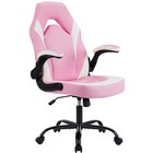 Pc Gaming Chair Ergonomic Office Chair Swivel Desk Chair Adjustable Pu Leather