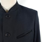 Luis Trenker Janker Mens Size 50 Black Pinstripe Slim Fit Jacket Traditional