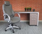 Boss Executive Hinged Arm Chair - Grey Model   B8871-gy