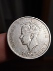 Uncommon 1944 Southern Rhodesia Silver 2 Shilling British South African Coin