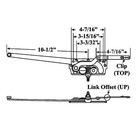 Amesbury Truth Casement Window Operator For Entryguard Window Dual Arm Long Link