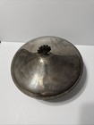 Vintage Silver Plated Footed Round Serving Dish W lid