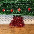 Tinsel Christmas Tree Holiday 3-d Hanging Decorations Door Hanger