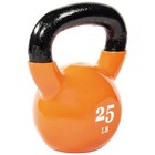 Fitvids 30 Lb Vinyl-coated Kettlebell Weight For Strength Training  Dark Green