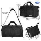 Foldable Travel Duffle Bag duffle Bag With Shoes Compartment And Adjustable S   