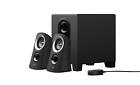 Logitech Z313 2 1 Multimedia Speaker System Subwoofer Full Range Audio Black