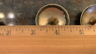 Old Vintage Sterling Silver Overlay Domed Conchos  2  1 5  Wood Post For Saddle