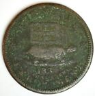 1837 Hard Times Token Executive Experiment Turtle   Donkey Follow In Footsteps