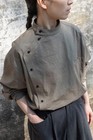 New Chinese Style Casual Womens Long Sleeve Loose Shirts Tops Blouse Autumn