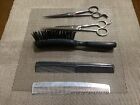 Vintage Comb Hair Brush Scissor Lot Flamingo Mohawk Usa  German  Sweden Made