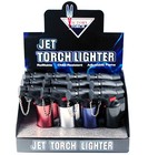  12  Side Torch Lighter Adjustable Windproof Butane Refillable Metal Finished