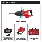 Milwaukee 2869-22hd M18 Fuel 18v 1  D-handle Anvil High Torque Impact Wrench Kit
