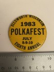 Polka Fest Eighth Annual 1983 Ellsworth Wisconsin Lapel Pin P3
