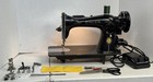 Vintage 1951 Singer 15-91 Sewing Machine  Extras  Denim Leather  Serviced  Vgc