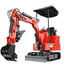 New Mini Excavator Kubota Diesel Engine 1 4t Mini Digger Upgraded
