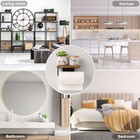 Toilet Paper Holder With Wooden Shelf For Bathroom Toilet Tissue Roll Holder