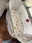 Fisher-price Baby Bedside Sleeper Luminate Bassinet With Sound Detection Plus