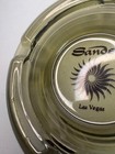 Sands Las Vegas Casino Glass Ashtray Sunburst Logo 4 5    Vintage
