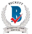 George Brett Beckett Bas Signed Index Card Cut Autograph