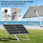 45in 8 Sets Adjustable Solar Panel Mounting Bracket Ground Mount Kit For Rv Roof