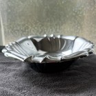 Vintage Mussbach Chrome Ware Serving Dish  Germany  Scalloped  12   x8   x2   