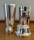 1930s Napier Art Deco Silverplate Dial A Drink Cocktail Shaker Barware 4 Pcs
