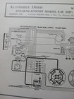 1928 Print Ad Wiring Diagram For 1927 Stearns Knight Strait 8 Model 8-85 Auto