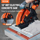 Vevor 16   Electric Concrete Saw Wet dry Saw Cutter With Water Pump And Blade