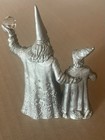 Perth Pewter Wizard Figurine Crystal Ball Themagic Lesson 1989 Signed Ray Lamb