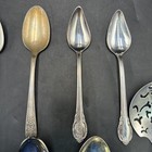 Lot Of Silver Plated Spoons  Forks  Serving Pieces Mixed Variety   Brands 31 25