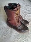 Vtg Schnees Bozeman  Mt Usa Hunter Duck Boots Thinsulate Liners Mens 11