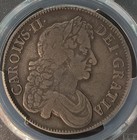 England Charles Ii Silver Crown 1677 Pcgs Vf20 