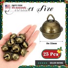 25 Pcs Vintage Antique Jingle Bells  1 Inch Vintage Bronze Jingle Bells  Antique