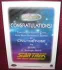 2017 Women Of Star Trek 50th Anniversary Autograph Cristine Rose Gi ral