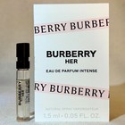 2x Burberry Her Eau De Parfum Intense Sample Spray  05oz  1 5ml  2024 Release 